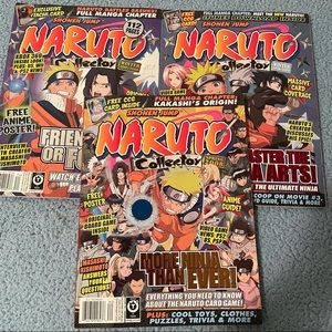 Shonen Jump Magazine Naruto Collector bundle